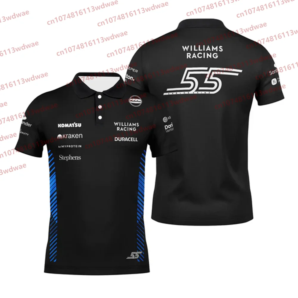 Formula 1 Team Racing 3D Print T-Shirt.Williams.Team Jersey 2025 Team Carlos Sainz 55 Formula1 Team Race Fans Jersey KID Polo
Formula 1 Team Racing 3D Print T-Shirt.Williams.Team Jersey 2025 Team Carlos Sainz 55 Formula1 Team Race Fans Jersey KID Polo