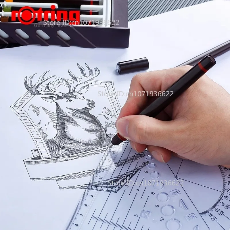 Original German Rotring Isograph Syringe Pen 0.2/0.3mm Drawing Pen Professional Hand-drawing Engineer Design Art Student Pen
Original German Rotring Isograph Syringe Pen 0.2/0.3mm Drawing Pen Professional Hand-drawing Engineer Design Art Student Pen
