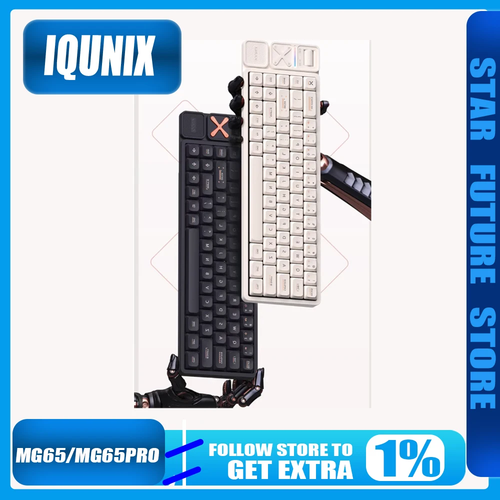 IQUNIX MG65 Pro Беспроводная Bluetooth Механическая клавиатура Низкая ось Горячая замена RGB Алюминиевый сплав Клавиатура с ЧПУ ПК Аксессуары для геймеров
IQUNIX MG65 Pro Беспроводная Bluetooth Механическая клавиатура Низкая ось Горячая замена RGB Алюминиевый сплав Клавиатура с ЧПУ ПК Аксессуары для геймеров