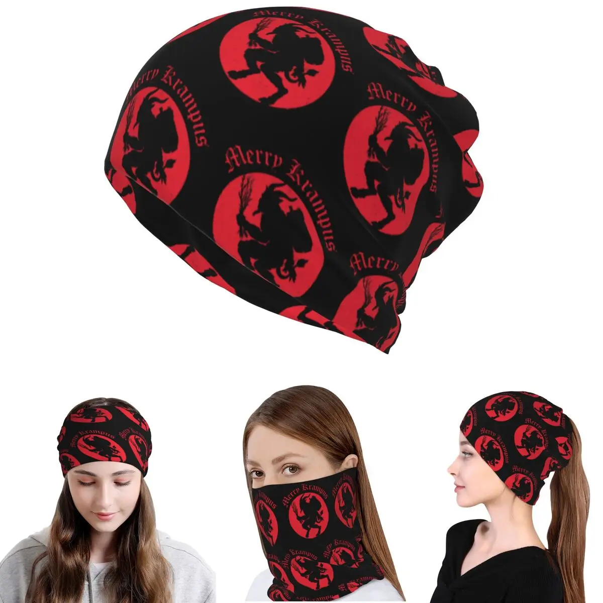 Merry Krampus Horror Christmas Bandana Neck Cover Wrap Scarf Multi-use Balaclava Beanies Hat for Men Women Adult Windproof
Merry Krampus Horror Christmas Bandana Neck Cover Wrap Scarf Multi-use Balaclava Beanies Hat for Men Women Adult Windproof