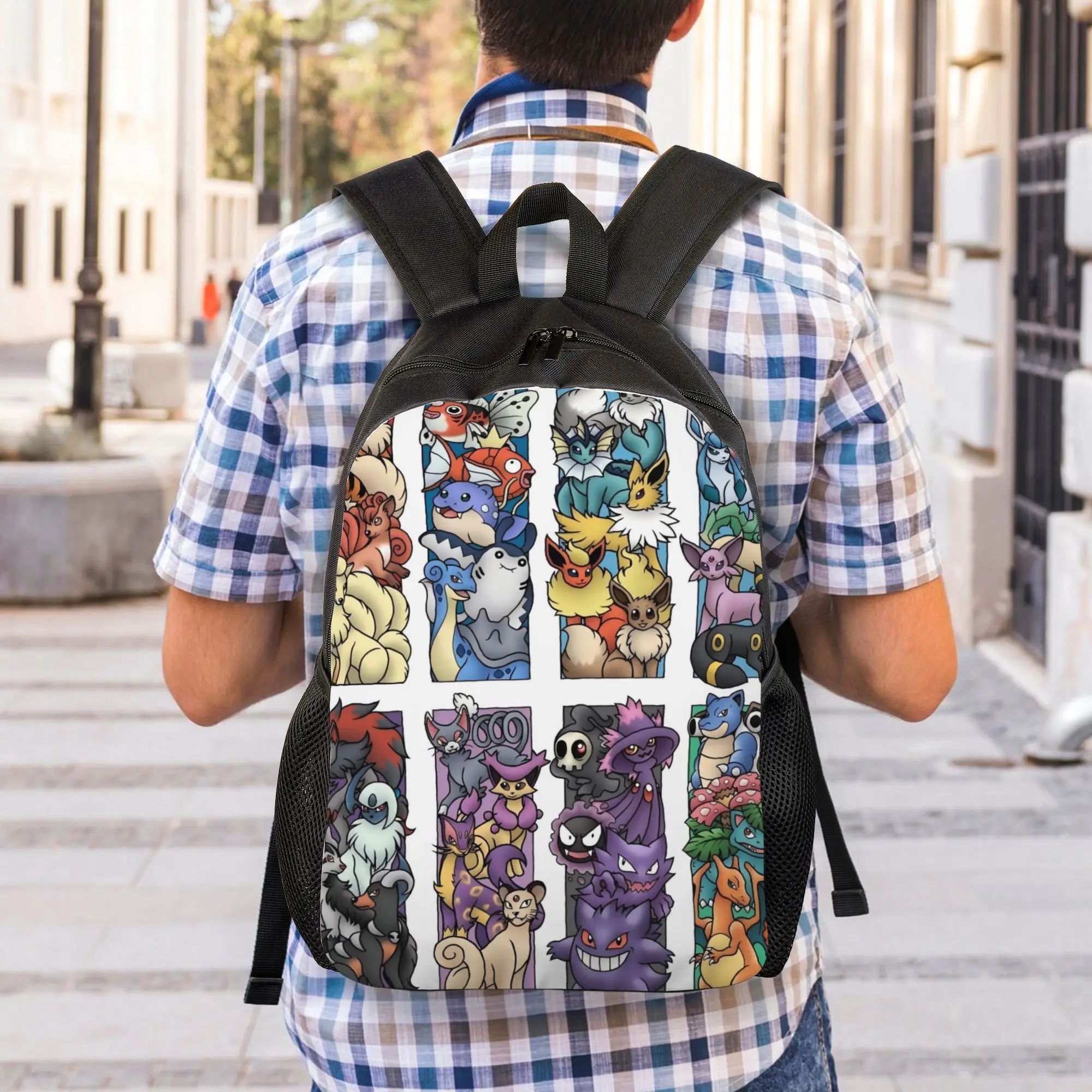 Back to school season Adjustable Strap Vertical Stack Illustration Schoolbag Pokemon Male Lady Book Pack Backpack
Back to school season Adjustable Strap Vertical Stack Illustration Schoolbag Pokemon Male Lady Book Pack Backpack