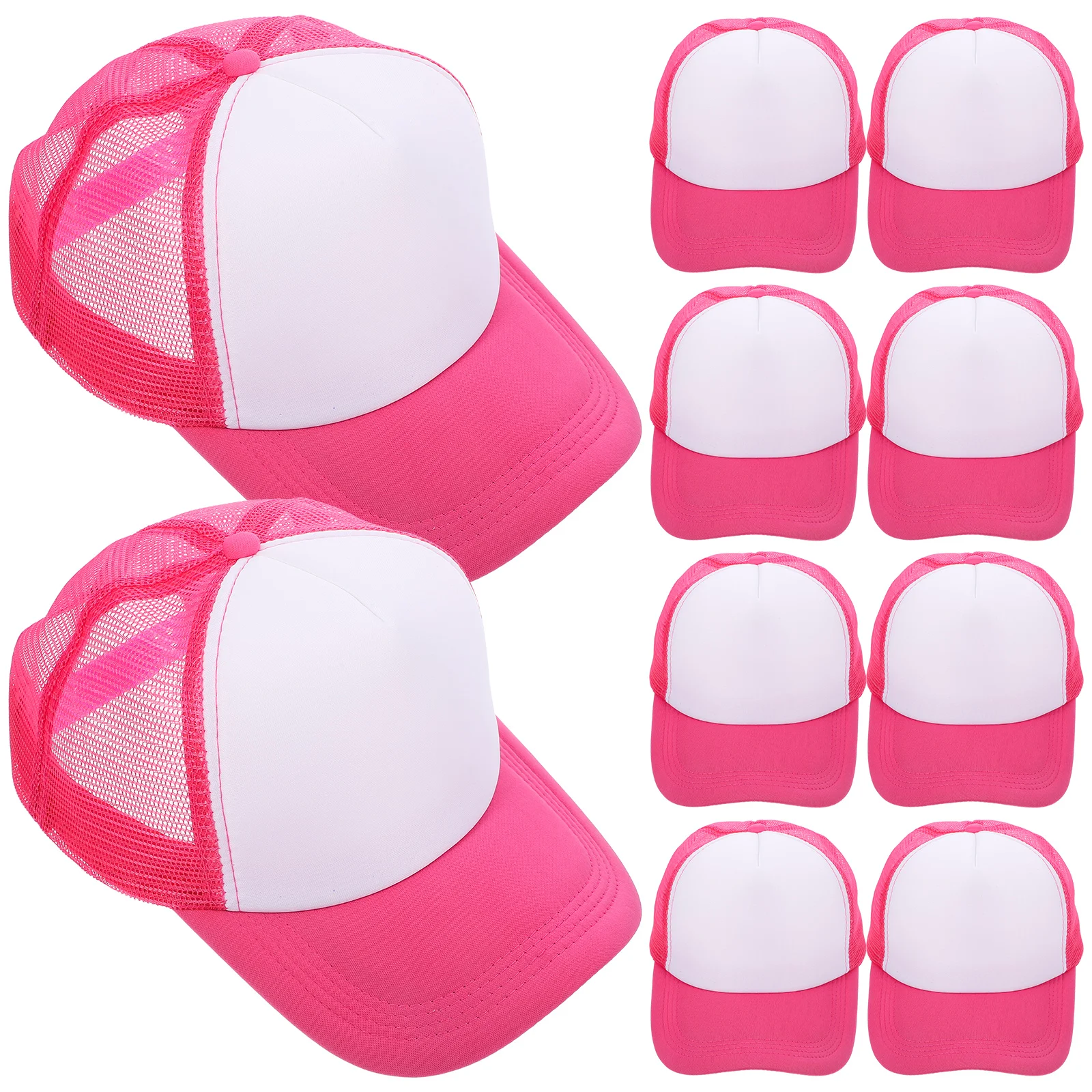 10pcs Blank Mesh Baseball Caps Sublimation DIY Heat Transfer Hats Black Polyester Adjustable Fits Most Outdoor Camping Picnic
10pcs Blank Mesh Baseball Caps Sublimation DIY Heat Transfer Hats Black Polyester Adjustable Fits Most Outdoor Camping Picnic