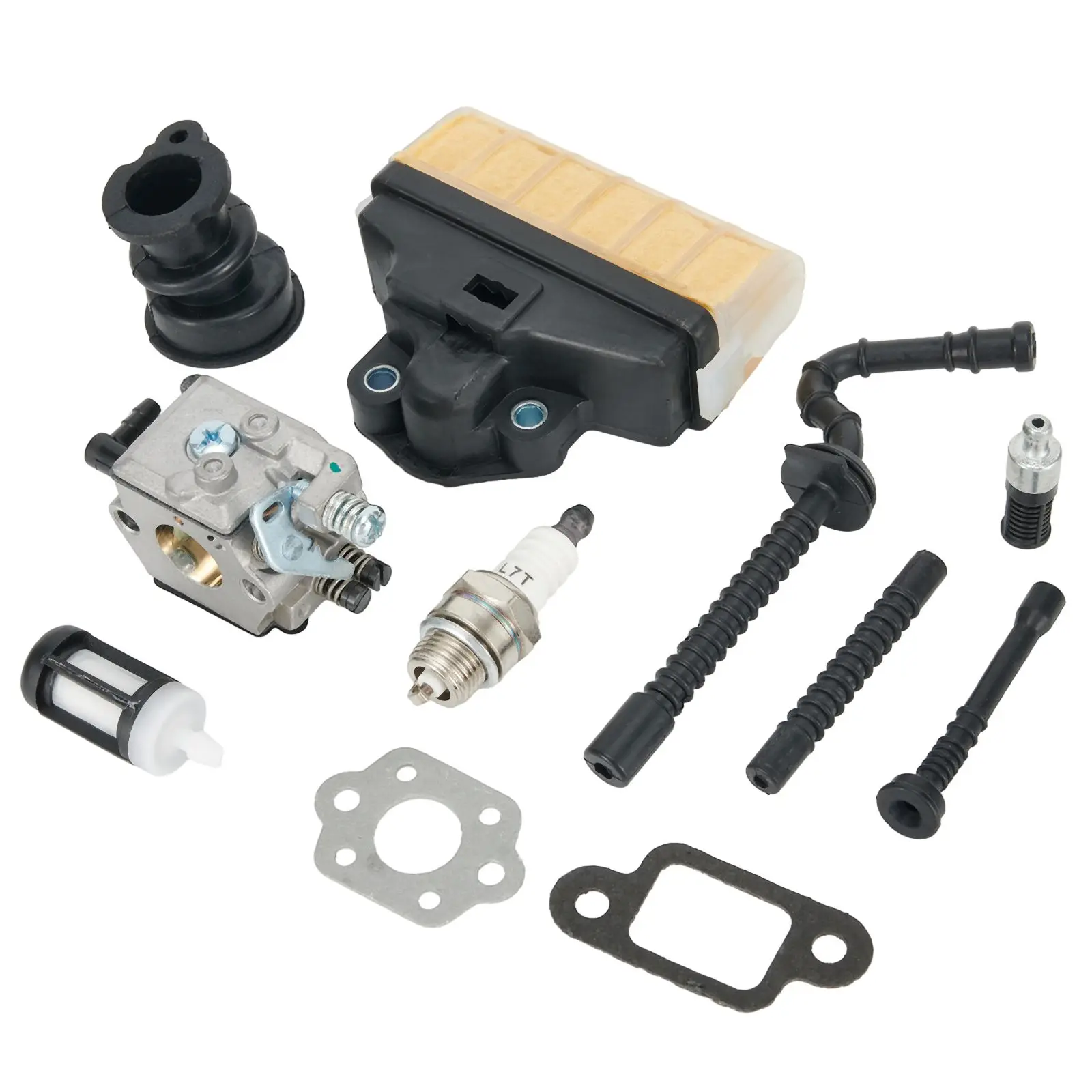 Карбюратор для MS210 MS230 MS250 для бензопилы включает в себя воздушный фильтр топливной линии, прокладки и многое другое
Карбюратор для MS210 MS230 MS250 для бензопилы включает в себя воздушный фильтр топливной линии, прокладки и многое другое
