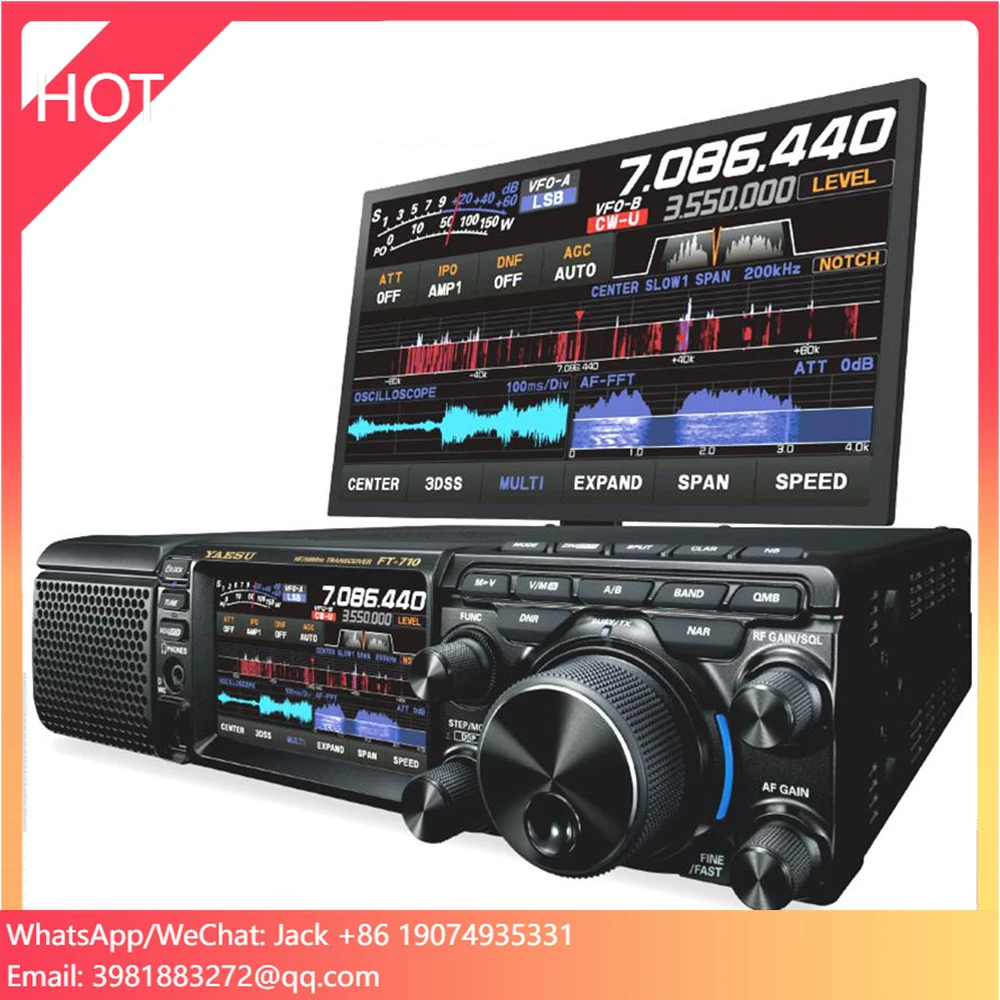 Yaesu FT-710 100W HF 50MHz CW AM FM Band AESS Shortwave Radio Compact HF SDR Amateur Transceiver Walkie Talkie Mobile Base Radio
Yaesu FT-710 100W HF 50MHz CW AM FM Band AESS Shortwave Radio Compact HF SDR Amateur Transceiver Walkie Talkie Mobile Base Radio