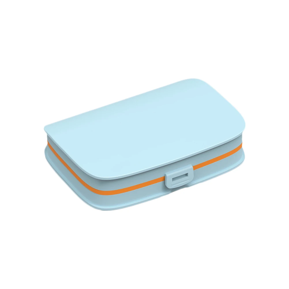 Portable Pill Box ABS PP Material Easy Open Close Daily Organizer Small Blue Travel Size Fits Pocket Purse Backpack Medication
Portable Pill Box ABS PP Material Easy Open Close Daily Organizer Small Blue Travel Size Fits Pocket Purse Backpack Medication