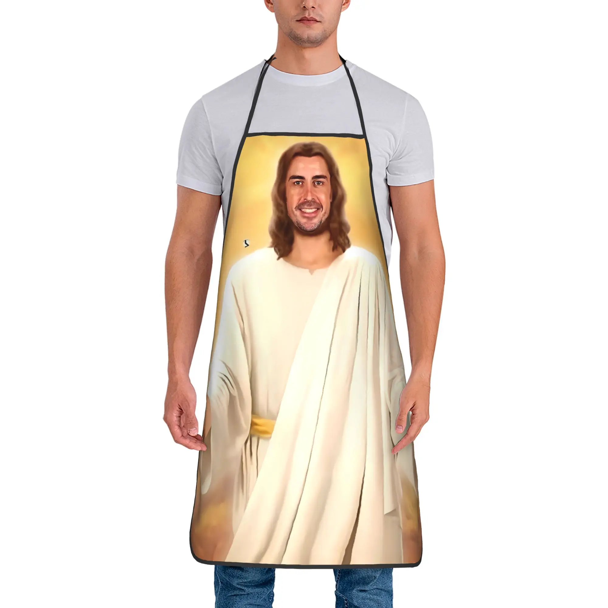 Модный фартук Fernandos Alonsos Saint Apron для барбекю и кухни, без карманов
Модный фартук Fernandos Alonsos Saint Apron для барбекю и кухни, без карманов