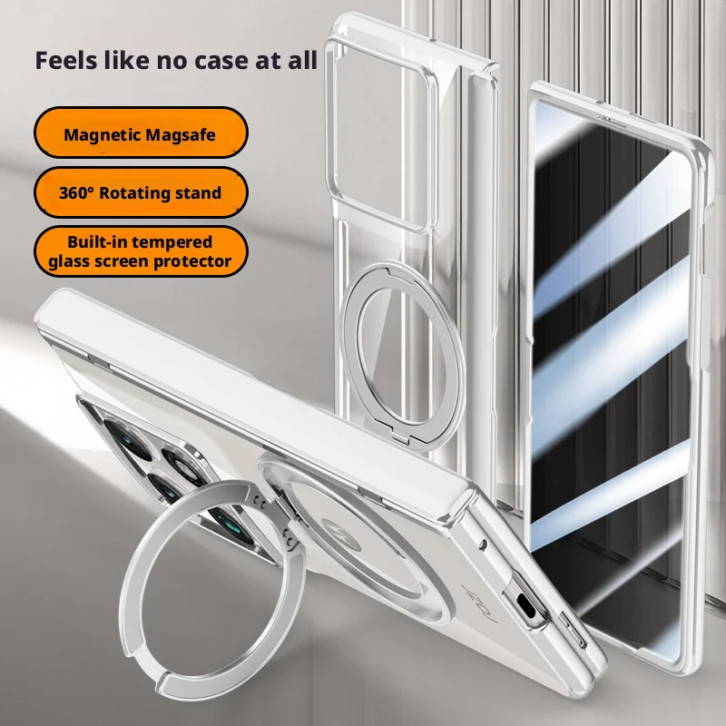 Magnetic Transparent Privacy Screen Tempered Glass Protector Case For Motorola Moto Razr Fold Spring Hinged Holder Back Cover
Magnetic Transparent Privacy Screen Tempered Glass Protector Case For Motorola Moto Razr Fold Spring Hinged Holder Back Cover