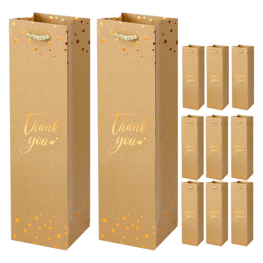 12 Pcs Gift Bags Reusable Kraft Paper Storage Tote Elegant Bottle Carrier Perfect Birthday Anniversaries Bridal Showers
12 Pcs Gift Bags Reusable Kraft Paper Storage Tote Elegant Bottle Carrier Perfect Birthday Anniversaries Bridal Showers