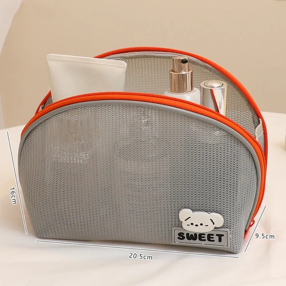 Portable Mesh Makeup Bag Zipper Hollow Toiletry Storage Bag Large Capacity Travel Organizer
Portable Mesh Makeup Bag Zipper Hollow Toiletry Storage Bag Large Capacity Travel Organizer