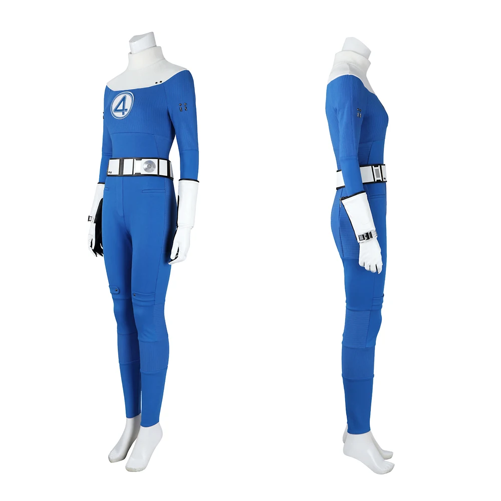 Superhero First Steps Invisible Susan Storm Richards Movie Fantastic Cosplay Four Costume Tight Jumpsuit Shoes Halloween Party
Superhero First Steps Invisible Susan Storm Richards Movie Fantastic Cosplay Four Costume Tight Jumpsuit Shoes Halloween Party