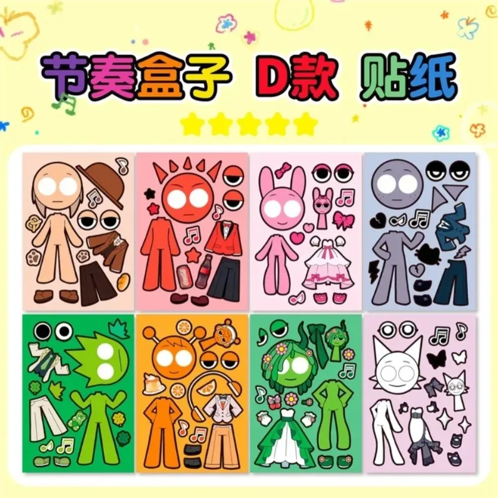 8 листов/упаковка, милые наклейки-пазлы с изображением единорога, мультяшные, для самостоятельной сборки, развивающая игра-головоломка, креативный подарок для детей
8 листов/упаковка, милые наклейки-пазлы с изображением единорога, мультяшные, для самостоятельной сборки, развивающая игра-головоломка, креативный подарок для детей