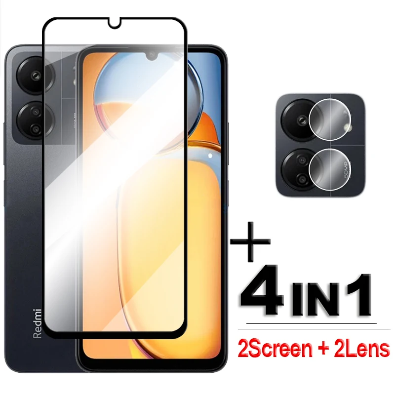 4in1 For Xiaomi Redmi 13C Glass For Redmi 10C 11A 12 12C 13C Tempered Glass 2.5D Full Cover Screen Protector For Redmi 13C Film
4in1 For Xiaomi Redmi 13C Glass For Redmi 10C 11A 12 12C 13C Tempered Glass 2.5D Full Cover Screen Protector For Redmi 13C Film