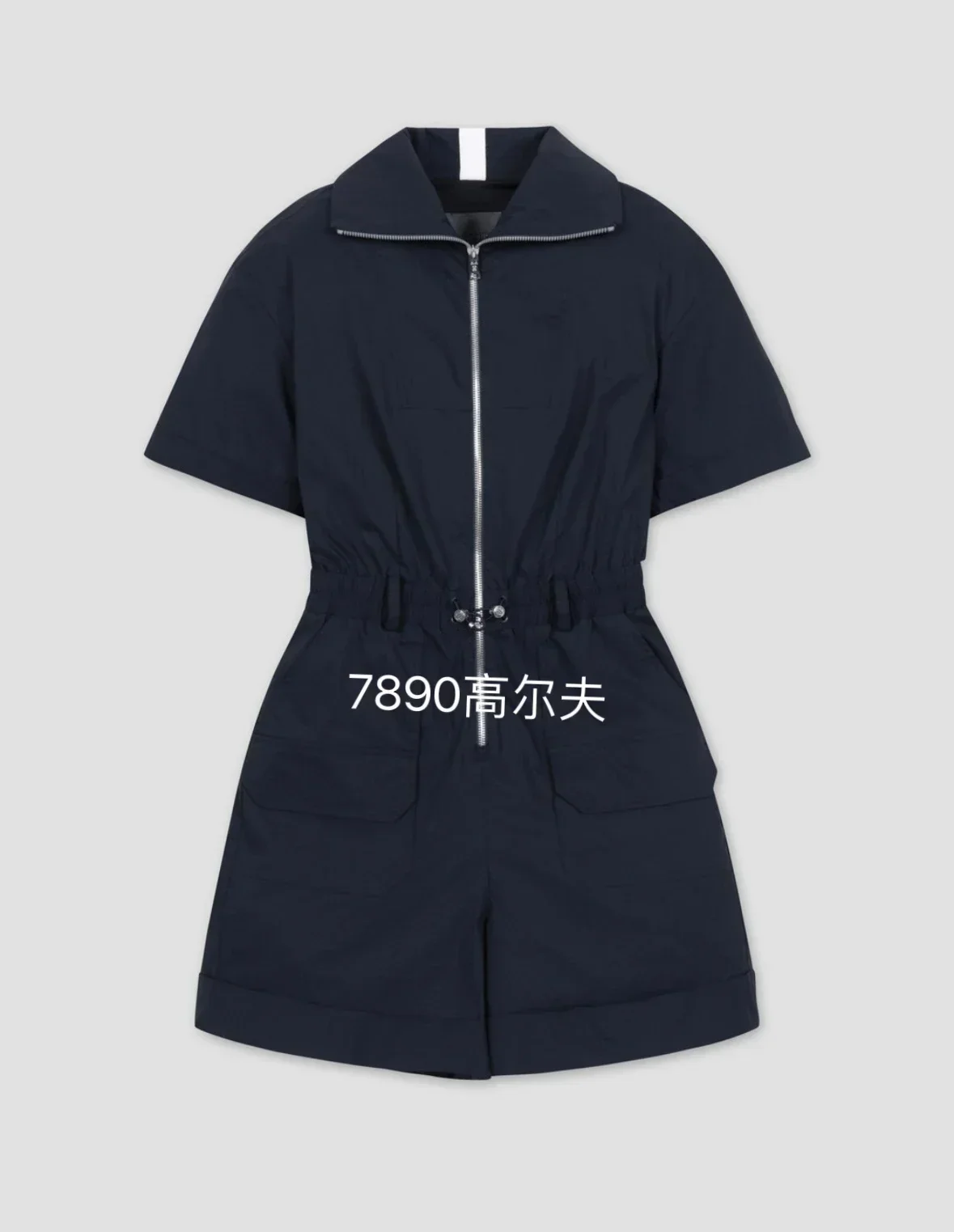 24 Summer Golf Clothing Women's Half Zipper Flip Collar Waistband Jumpsuit for Casual Wear
24 Summer Golf Clothing Women's Half Zipper Flip Collar Waistband Jumpsuit for Casual Wear