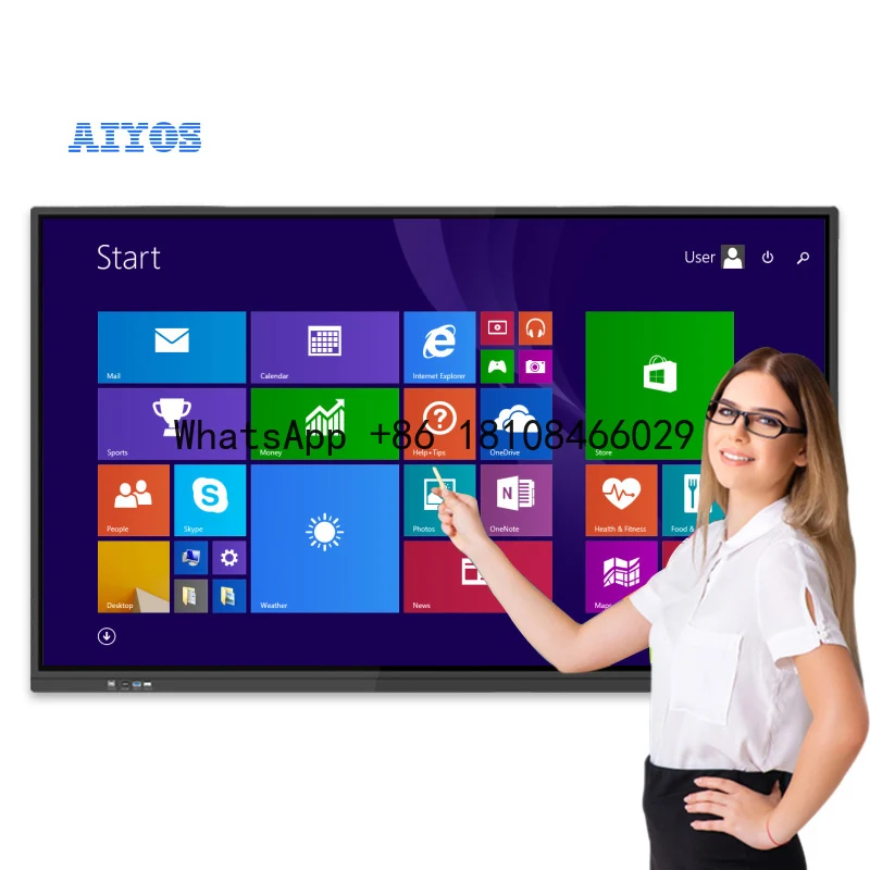Smart 4K Touch Screen Interactive Electronic Whiteboard Teaching Wholesale LCD Display Panel Smart Board for School
Smart 4K Touch Screen Interactive Electronic Whiteboard Teaching Wholesale LCD Display Panel Smart Board for School