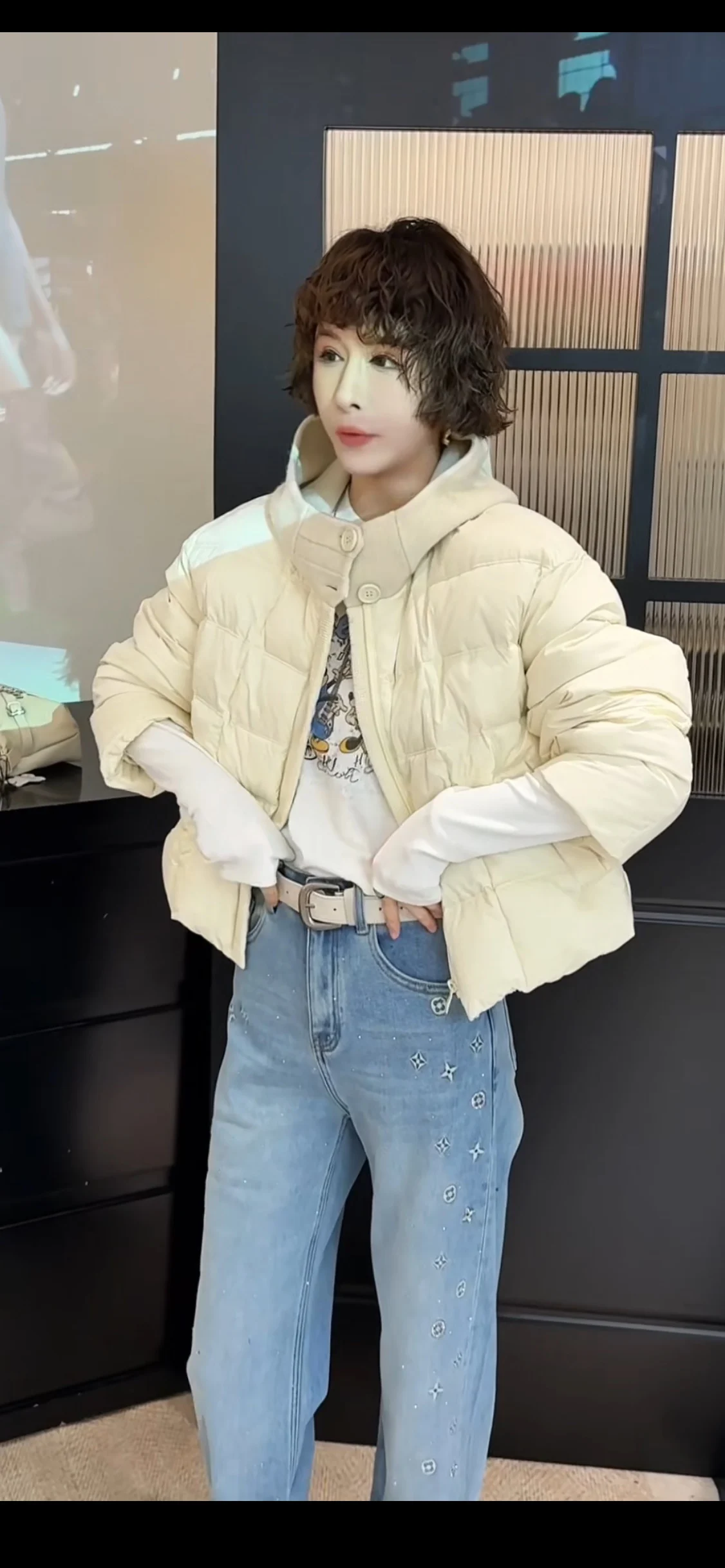 Winter Thiened Casual Loose Faion Pure Color Design Women's Jaet 2025 New Sle European Goods Versatile Color De...
Winter Thiened Casual Loose Faion Pure Color Design Women's Jaet 2025 New Sle European Goods Versatile Color De...