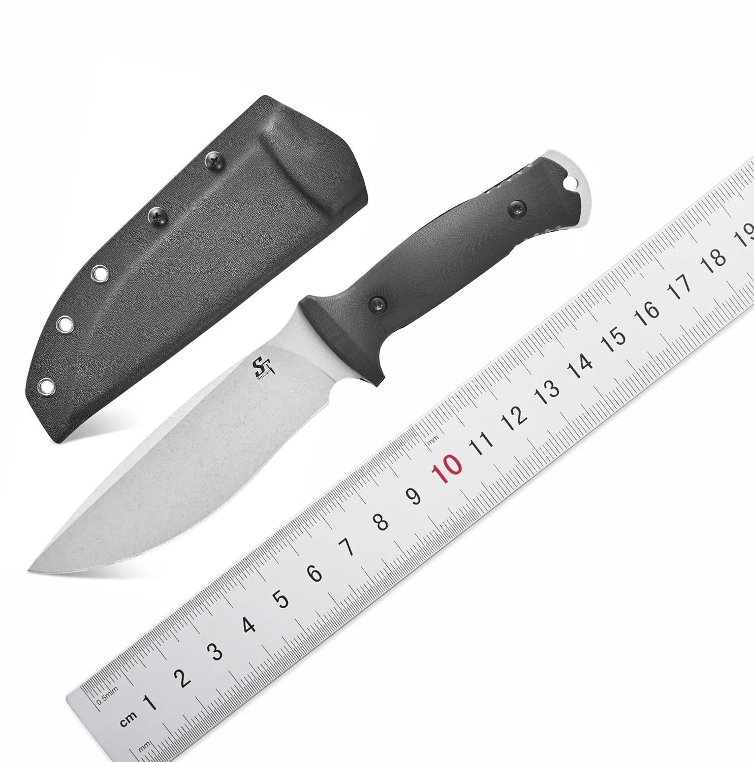 Sitivien ST38 Fixed Blade Knife Black Stonewashed AEB-L Steel Blade G10 Handle Knife with Sheath for Outdoor Camping Hiking Work
Sitivien ST38 Fixed Blade Knife Black Stonewashed AEB-L Steel Blade G10 Handle Knife with Sheath for Outdoor Camping Hiking Work