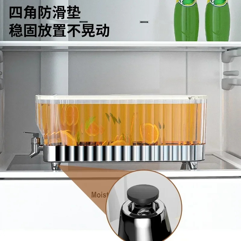 Cold Water Bottle Household Refrigerator Cooling Bucket Fruit Tea Cold Dripper Large Capacity with Faucet Water Pitcher
Cold Water Bottle Household Refrigerator Cooling Bucket Fruit Tea Cold Dripper Large Capacity with Faucet Water Pitcher