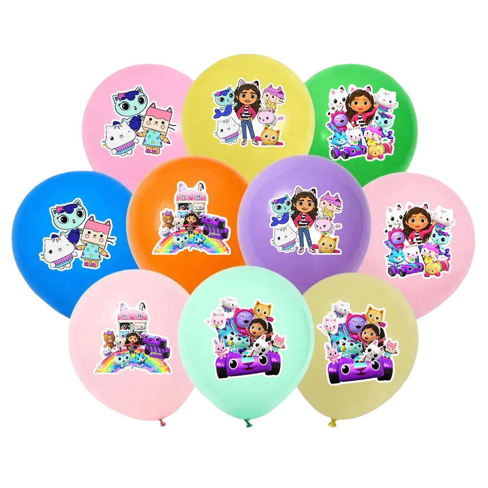 10pcs12 Inch Gabbys Dollhouse Color Latex Balloon Children's Happy Birthday Party Decoration Baby Shower Globos Balloon Toy
10pcs12 Inch Gabbys Dollhouse Color Latex Balloon Children's Happy Birthday Party Decoration Baby Shower Globos Balloon Toy