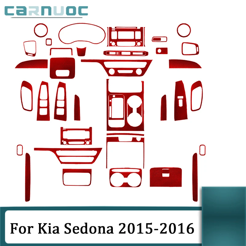 Car Styling Accessories Carbon Fiber Interior Red Decorative Stickers Cover Trim For Kia Sedona 2015 2016
Car Styling Accessories Carbon Fiber Interior Red Decorative Stickers Cover Trim For Kia Sedona 2015 2016
