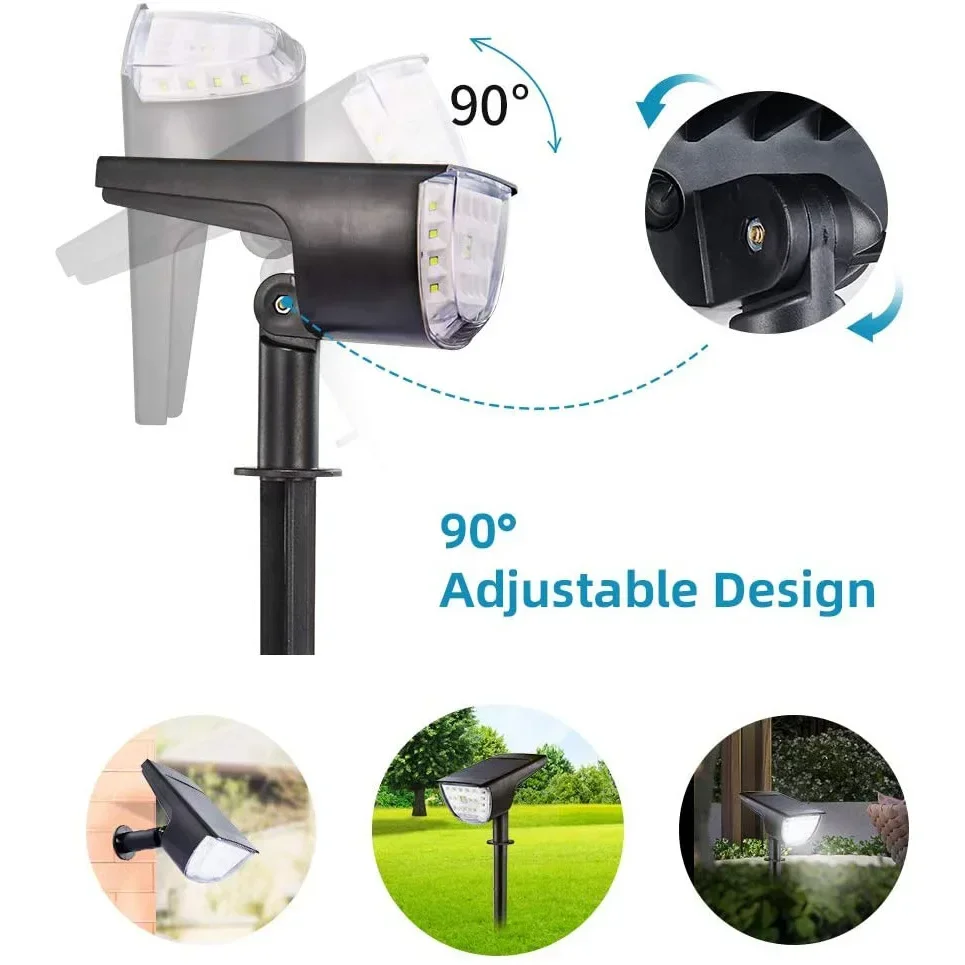 32 LED Solar Landscape Spot Lights Outdoor IP65 Waterproof Solar Powered Wall Light for Garden Yard Patio Driveway Walkway Decor
32 LED Solar Landscape Spot Lights Outdoor IP65 Waterproof Solar Powered Wall Light for Garden Yard Patio Driveway Walkway Decor