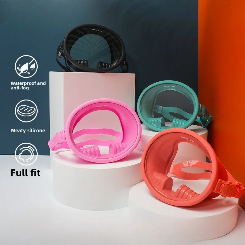 Panoramic Wide Field Of View Diving Goggles Anti-fog Silicone Waterproof Snorkeling Mask Tempered Glass Diving Goggles
Panoramic Wide Field Of View Diving Goggles Anti-fog Silicone Waterproof Snorkeling Mask Tempered Glass Diving Goggles