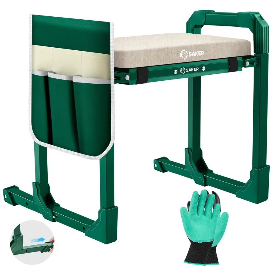 Садовый стул-стульчик для работы на коленях, складной, с регулируемыми ножками и утолщенной подушкой, для инструментов, сверхпрочная опора для пожилых, G
Садовый стул-стульчик для работы на коленях, складной, с регулируемыми ножками и утолщенной подушкой, для инструментов, сверхпрочная опора для пожилых, G