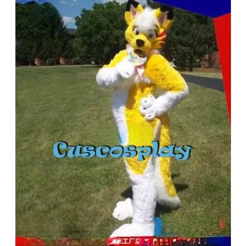 Christmas White Fur Fox Dog Husky Mascot Costume Furry Suit Fursuit Halloween Christmas Birthday Party Gift
Christmas White Fur Fox Dog Husky Mascot Costume Furry Suit Fursuit Halloween Christmas Birthday Party Gift