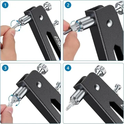 86-Piece Heavy-Duty Blind Rivet Nut Installation Set With Manual Riveter And Threaded Inserts M3 M4 M5 M6 M8 For Furniture Car
86-Piece Heavy-Duty Blind Rivet Nut Installation Set With Manual Riveter And Threaded Inserts M3 M4 M5 M6 M8 For Furniture Car