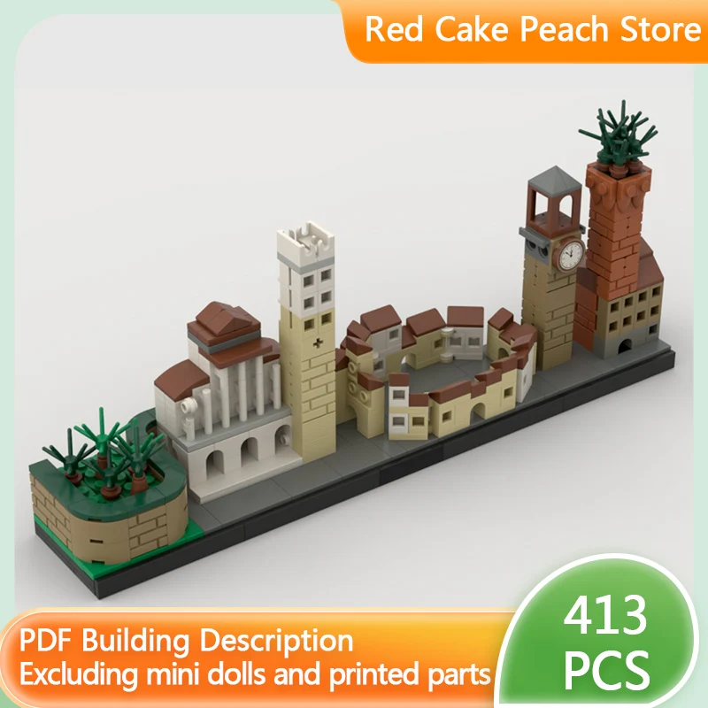 City Street View Model MOC Building Bricks Lucca Skyline Architecture Modular Technology Children Holiday Gift Assemble Toy Suit
City Street View Model MOC Building Bricks Lucca Skyline Architecture Modular Technology Children Holiday Gift Assemble Toy Suit