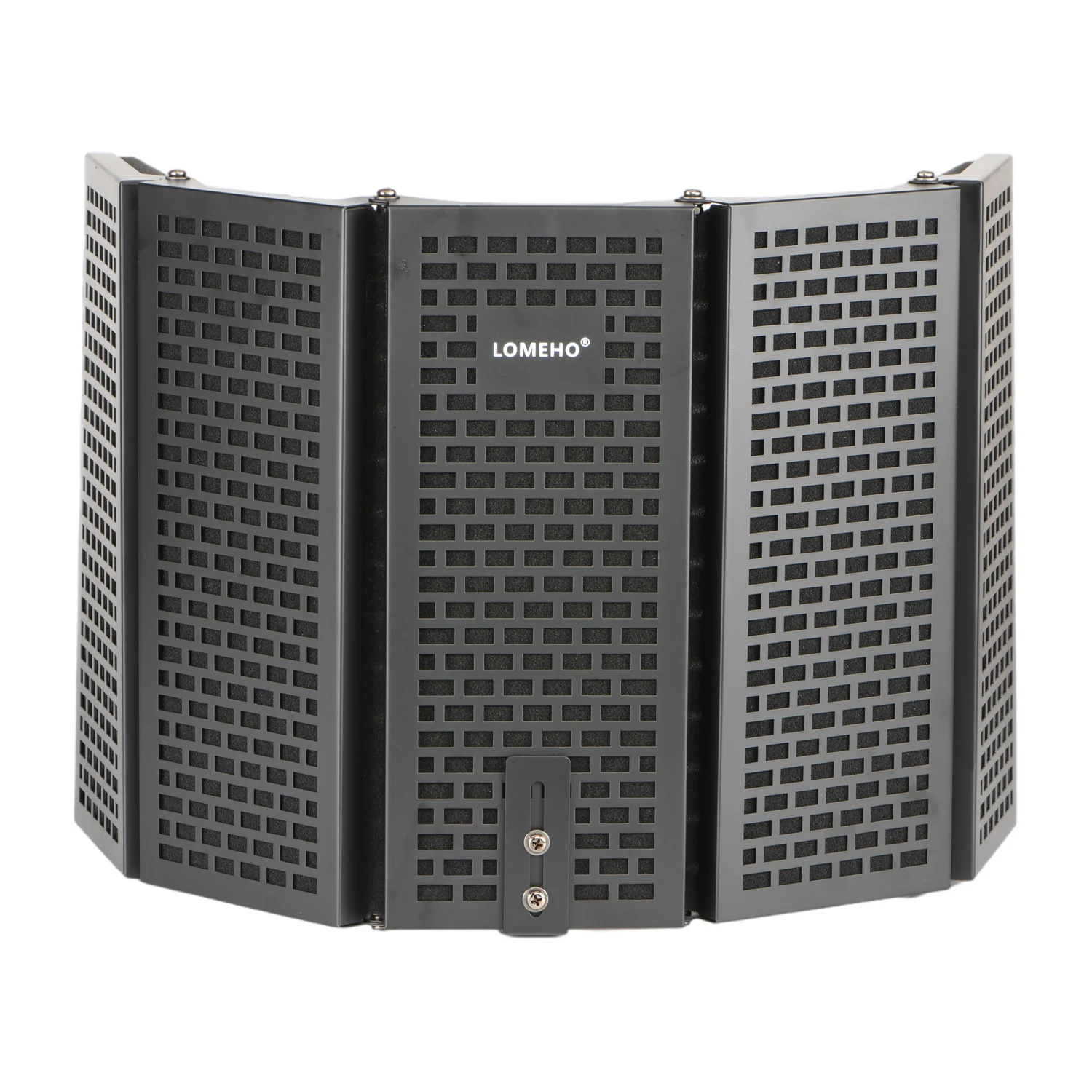 Lomeho LO-PS78(79) 3 or 5 Adjustable Metal Panels Broadcast Studio Isolation Noise Reducing Sound Absorbing Microphone Shield
Lomeho LO-PS78(79) 3 or 5 Adjustable Metal Panels Broadcast Studio Isolation Noise Reducing Sound Absorbing Microphone Shield