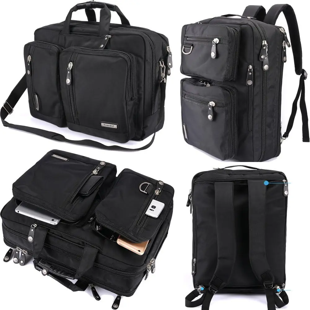 18.4 Inch Laptop Bag Multi-function Briefcase Backpack with Handle & Shoulder Strap Fits Up to 19 Inch Notebooks
18.4 Inch Laptop Bag Multi-function Briefcase Backpack with Handle & Shoulder Strap Fits Up to 19 Inch Notebooks