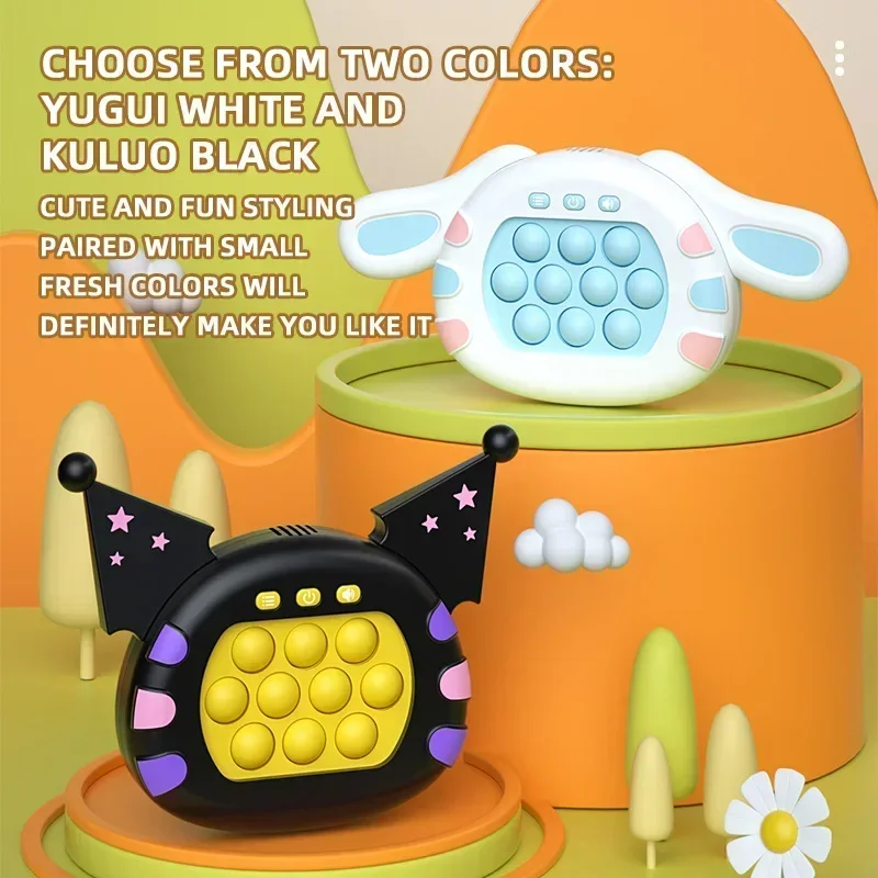 Sanrio Kuromi Cinnamoroll Hello kitty Decompression Game Machine Speed Push Handheld Game Machine Children Educational Toy Gift
Sanrio Kuromi Cinnamoroll Hello kitty Decompression Game Machine Speed Push Handheld Game Machine Children Educational Toy Gift