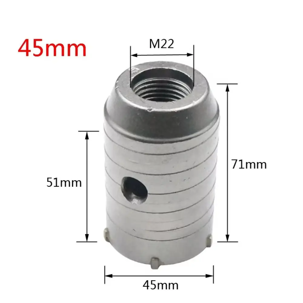 40mm-60mm Concrete Hole Saw Round Shaft High Strength Wall Drilling Saw Heavy Duty Metal Cutting Masonry Construction Tool
40mm-60mm Concrete Hole Saw Round Shaft High Strength Wall Drilling Saw Heavy Duty Metal Cutting Masonry Construction Tool