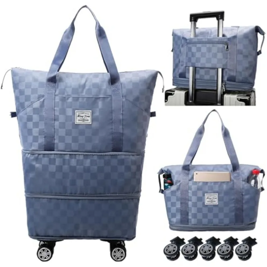Expandable Foldable Duffel Bag Suitcases, Detachable Rolling Wheels, Rolling Duffle Bag with Wheels, Suitcase with Wheel, Carry
Expandable Foldable Duffel Bag Suitcases, Detachable Rolling Wheels, Rolling Duffle Bag with Wheels, Suitcase with Wheel, Carry