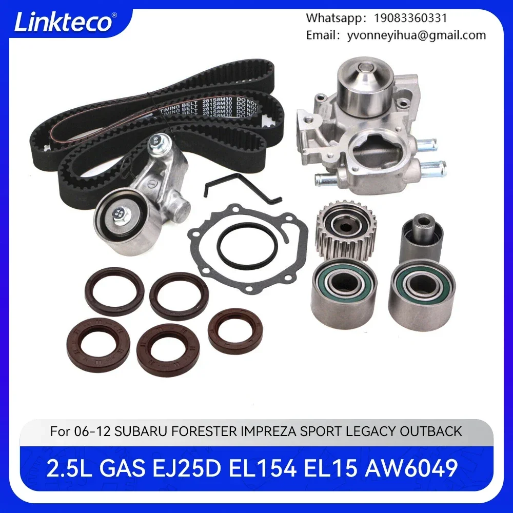 Engine Part Timing Belt Water Pump Kit Fit 2.5 L GAS EJ25D EL154 EL15 For 06-12 2.5L SUBARU FORESTER IMPREZA AW6049 223YU27
Engine Part Timing Belt Water Pump Kit Fit 2.5 L GAS EJ25D EL154 EL15 For 06-12 2.5L SUBARU FORESTER IMPREZA AW6049 223YU27