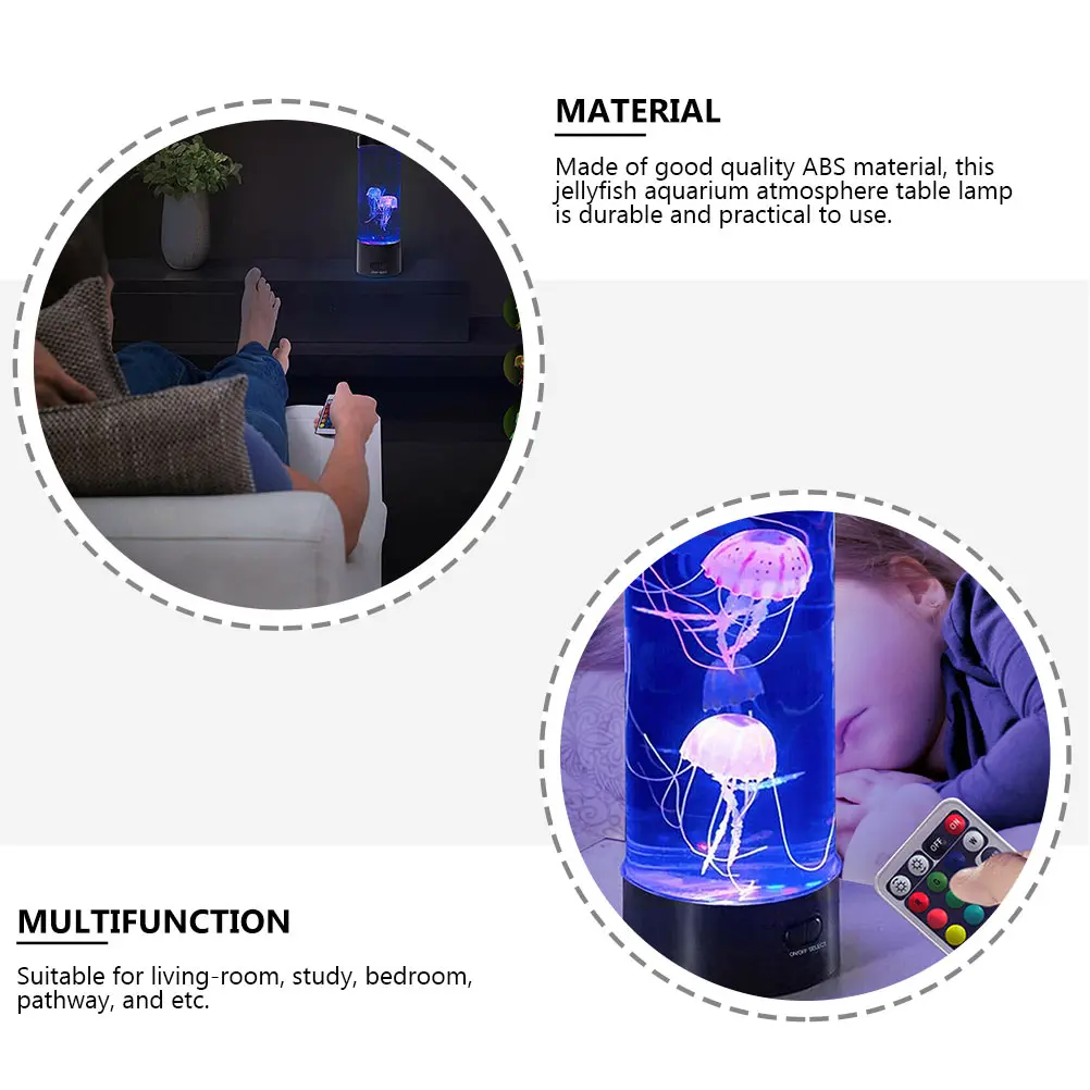 USB Jellyfish Lamp Color Changing Night Lamp for Bedroom Living Room Mini Aquarium Simulation Eco Friendly Desktop Lighting
USB Jellyfish Lamp Color Changing Night Lamp for Bedroom Living Room Mini Aquarium Simulation Eco Friendly Desktop Lighting