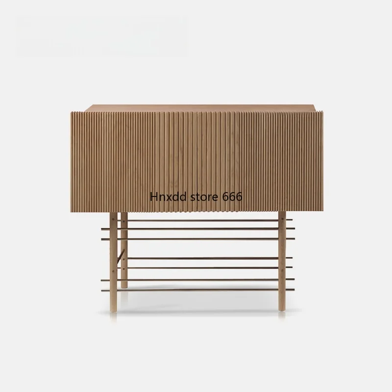 Modern solid wood double-door storage cabinet Nordic household dining side cabinet
Modern solid wood double-door storage cabinet Nordic household dining side cabinet