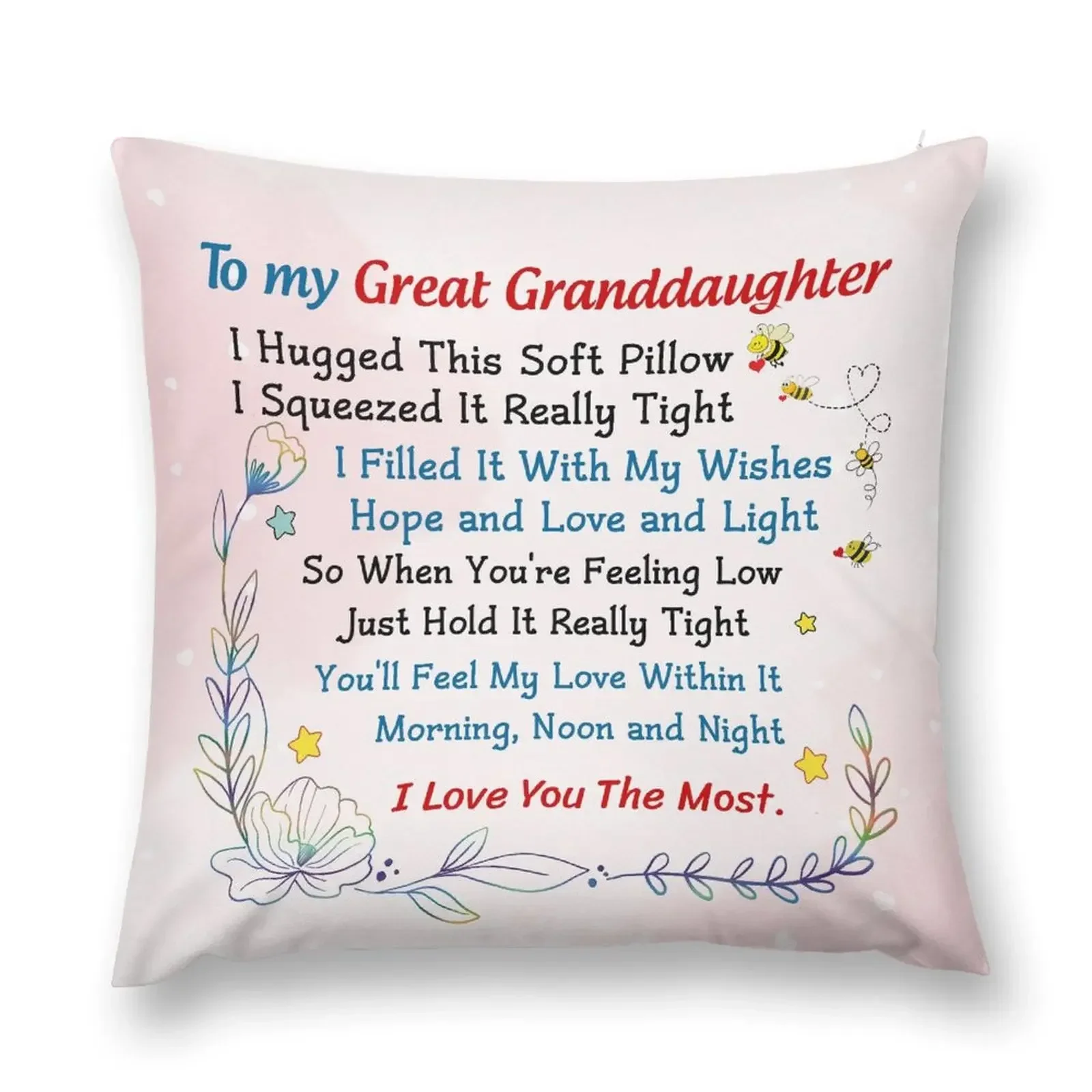 To My Great Granddaughter Pillow From Great Grandma I Hug This Soft Throw Pillow Luxury Sofa Cushions Cusions Cover pillow
To My Great Granddaughter Pillow From Great Grandma I Hug This Soft Throw Pillow Luxury Sofa Cushions Cusions Cover pillow