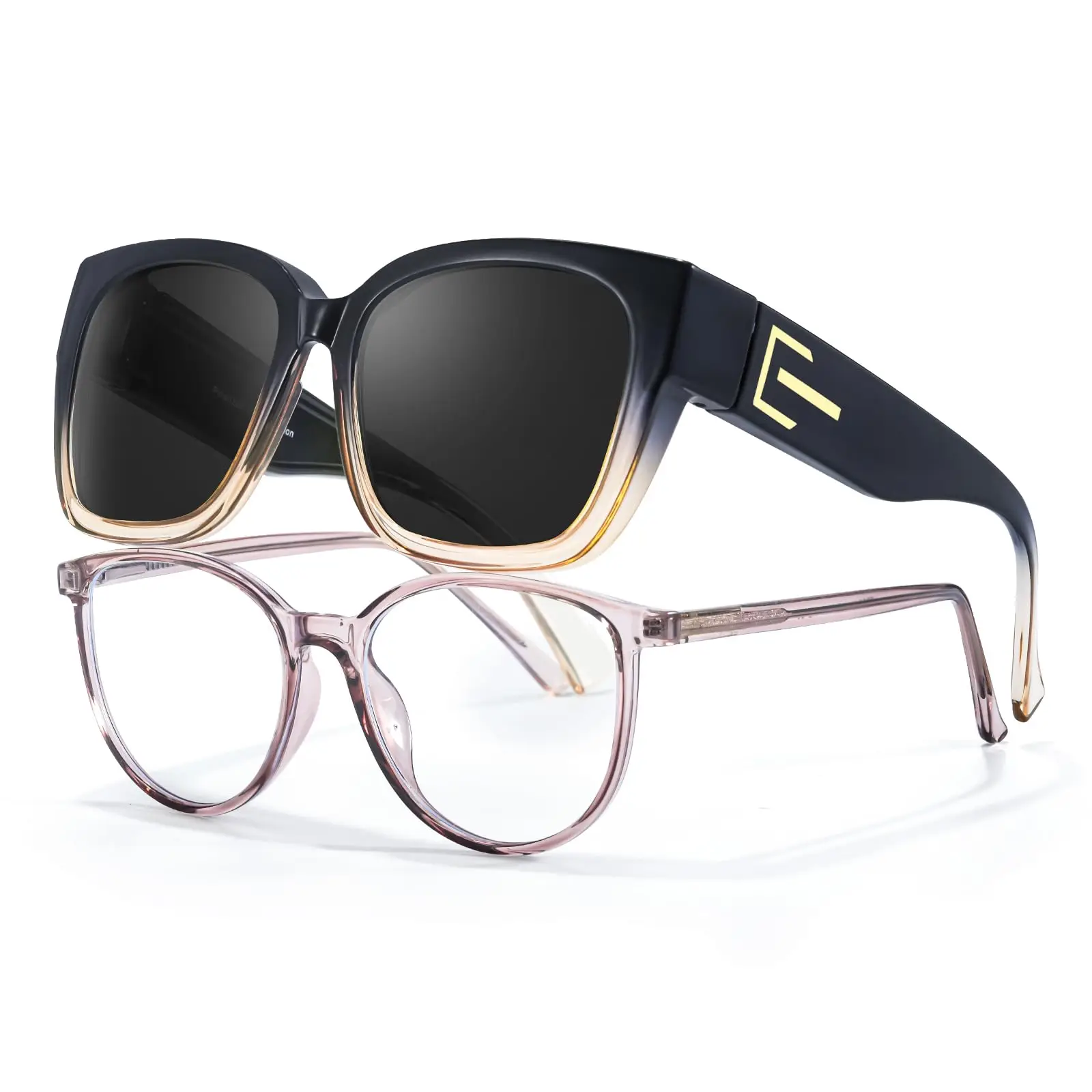 Self-tinting cycling glasses, women's polarised photochromic sunglasses, sports sunglasses with UV400 protection for running, cycling
Self-tinting cycling glasses, women's polarised photochromic sunglasses, sports sunglasses with UV400 protection for running, cycling