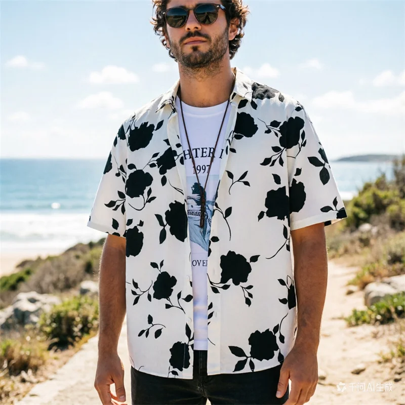 Summer New Men's Short Sleeved Cotton Shirt, Trendy Printed Shirt, 22 Color Printed European Size S-3XL To Choose From
Summer New Men's Short Sleeved Cotton Shirt, Trendy Printed Shirt, 22 Color Printed European Size S-3XL To Choose From
