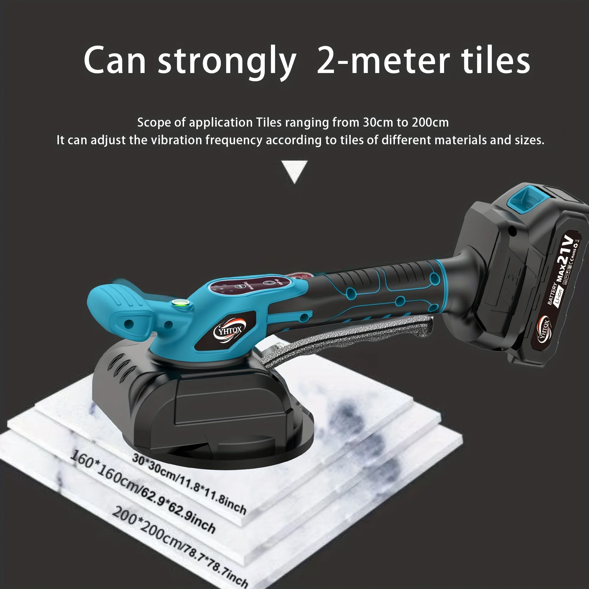 New Professional Tile Installation Tool - Vibration Assisted Installation System with Powerful Suction Cup Base, Cordless Tile Device for Precise Placement of Floor And Wall Tiles, Metal Structure, Ergonomic Grip, Durable Design, Optional
New Professional Tile Installation Tool - Vibration Assisted Installation System with Powerful Suction Cup Base, Cordless Tile Device for Precise Placement of Floor And Wall Tiles, Metal Structure, Ergonomic Grip, Durable Design, Optional