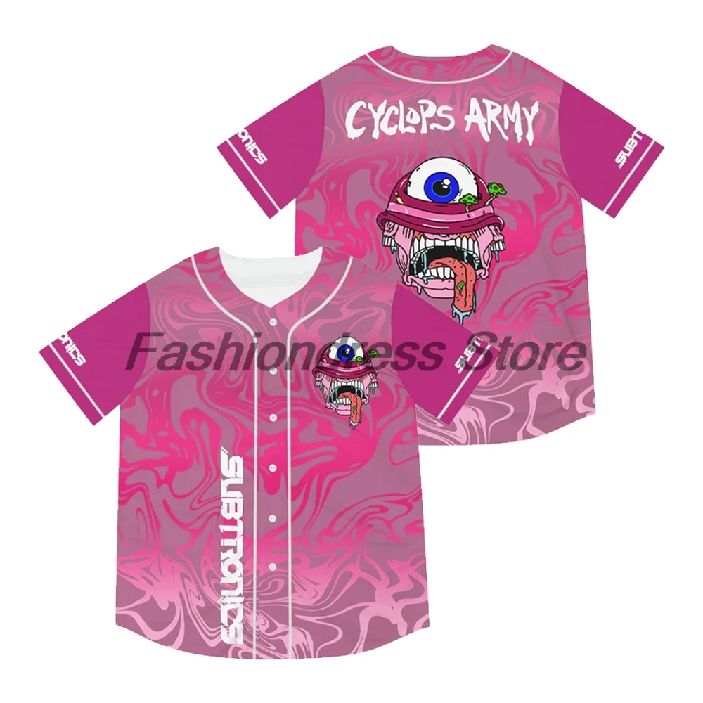 Subtronics Cyclops Army Baseball Jersey Shirts 2026 Music Festival Short Sleeve Button-Down Shirts Women Men Streetwear Tops
Subtronics Cyclops Army Baseball Jersey Shirts 2026 Music Festival Short Sleeve Button-Down Shirts Women Men Streetwear Tops