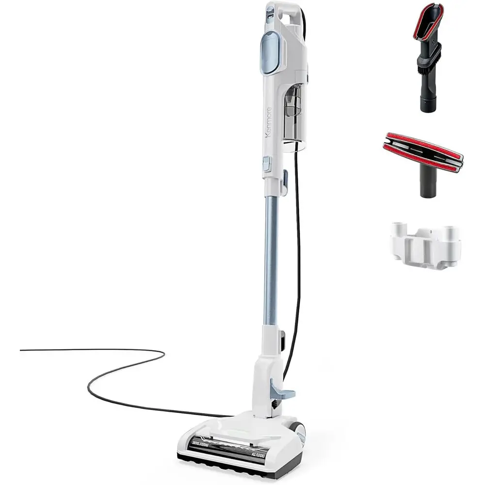 200 Series Corded Stick Vacuum, Detachable Handheld with Dual-Motor Suction, Hair Removal Nozzle, LED Light, Swivel Steering for
200 Series Corded Stick Vacuum, Detachable Handheld with Dual-Motor Suction, Hair Removal Nozzle, LED Light, Swivel Steering for