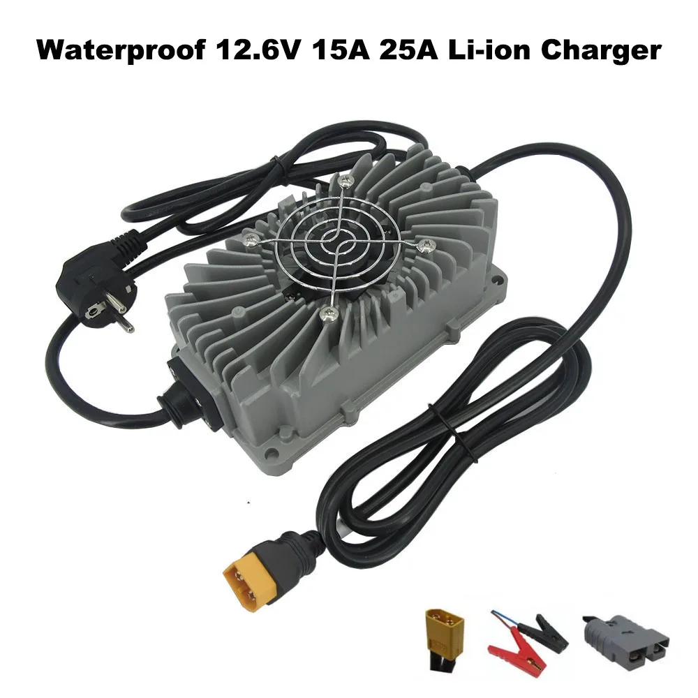 300W Waterproof 12V 15A 25A Lithium Charger 3S 12.6V 12 Volt 10.8V 11.1V Li-ion Smart Energy Storage Solar system Charger XT60
300W Waterproof 12V 15A 25A Lithium Charger 3S 12.6V 12 Volt 10.8V 11.1V Li-ion Smart Energy Storage Solar system Charger XT60