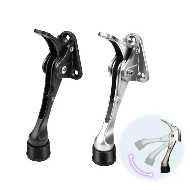 Black Touch Kick Down Door Stopper Heavy Duty Mute Zinc Alloy Door Stops with Non-Slip Rubber Tip Hidden Wall Protector Hardware
Black Touch Kick Down Door Stopper Heavy Duty Mute Zinc Alloy Door Stops with Non-Slip Rubber Tip Hidden Wall Protector Hardware