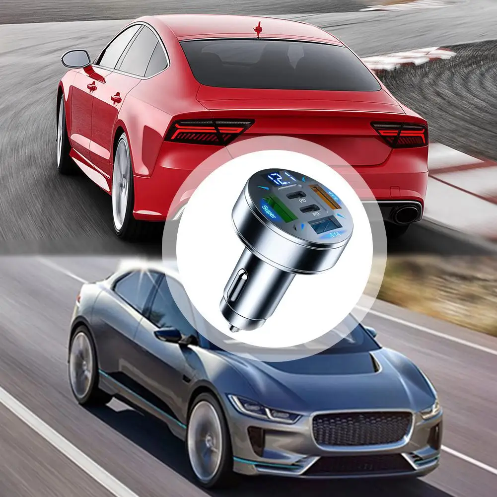 Автомобильное зарядное устройство 5-в-1 с цифровым дисплеем, зеленый USB, поддержка сверхбыстрой зарядки, металлическое автомобильное зарядное устройство SP + C 3A + 2C для IPhone Fast Char Q7D5
Автомобильное зарядное устройство 5-в-1 с цифровым дисплеем, зеленый USB, поддержка сверхбыстрой зарядки, металлическое автомобильное зарядное устройство SP + C 3A + 2C для IPhone Fast Char Q7D5