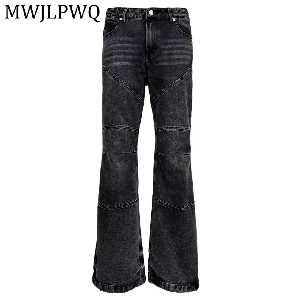 MWJLPWQ Heavy-Washed Deconstructed Patchwork Denim Flared Pants Men‘s Vibe Style Hippie Trend Distressed Wide-Leg Trousers 17099
MWJLPWQ Heavy-Washed Deconstructed Patchwork Denim Flared Pants Men‘s Vibe Style Hippie Trend Distressed Wide-Leg Trousers 17099