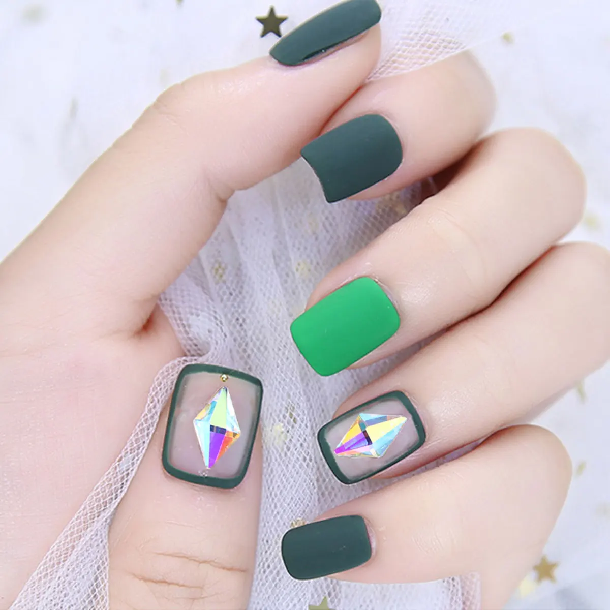 100 шт., стразы для дизайна ногтей, ромб, блестящие кристаллы, плоская задняя часть, смешанные блестящие украшения для дизайна ногтей, чехол для телефона «сделай сам», 6X10 мм
100 шт., стразы для дизайна ногтей, ромб, блестящие кристаллы, плоская задняя часть, смешанные блестящие украшения для дизайна ногтей, чехол для телефона «сделай сам», 6X10 мм