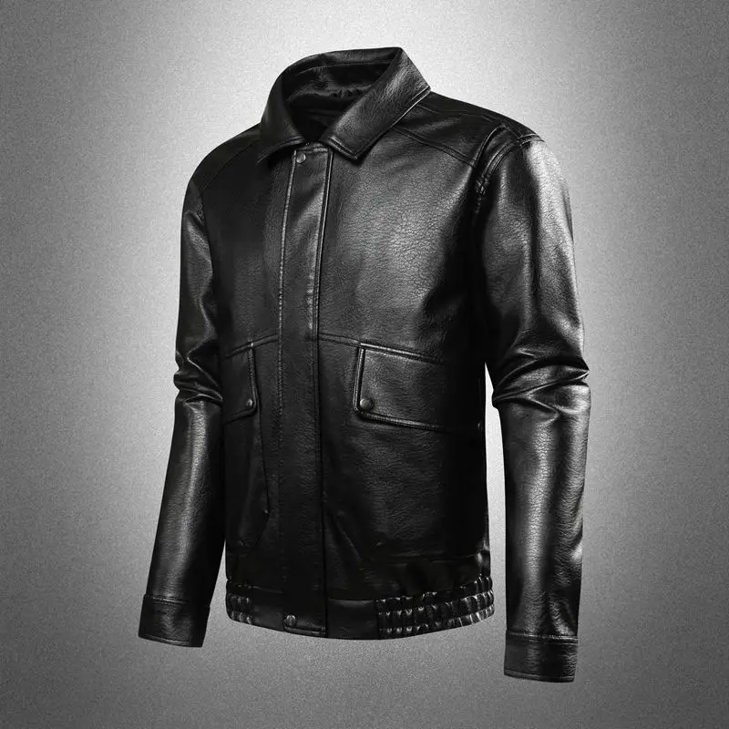 Faionable Trendy Men's Leather Jaet S3XL Cross-Border Sle ort Sve Zipper Closure CleanFit Urban Winter Outerwear
Faionable Trendy Men's Leather Jaet S3XL Cross-Border Sle ort Sve Zipper Closure CleanFit Urban Winter Outerwear