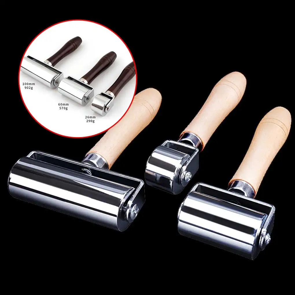 Wood Stainless Steel Flat Pressure Roller Leather Blank Wheel Bearing Glue Laminating Iron Platen Tools Black/60mm
Wood Stainless Steel Flat Pressure Roller Leather Blank Wheel Bearing Glue Laminating Iron Platen Tools Black/60mm